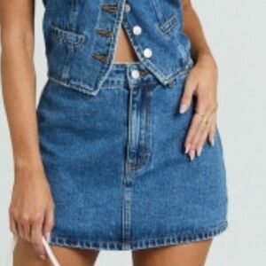 Blue Denim skort